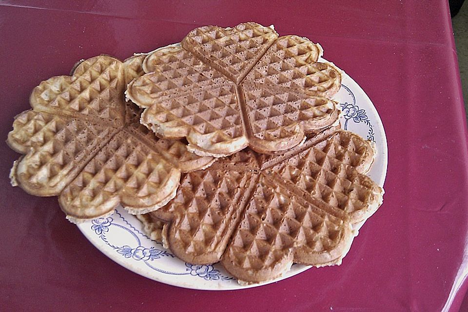 Sehr fettarme Waffeln