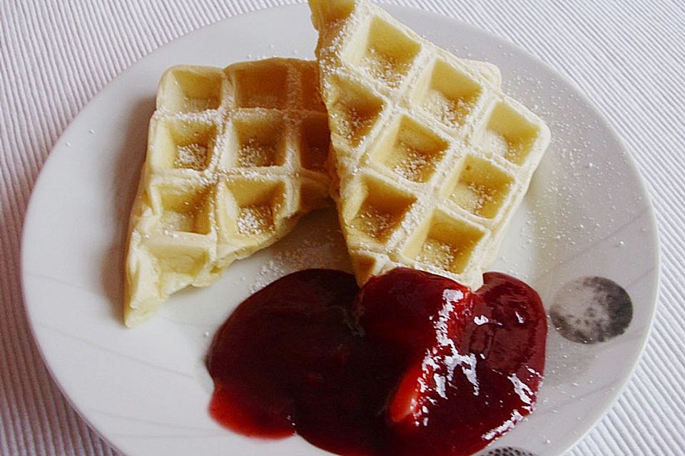 Sehr fettarme Waffeln