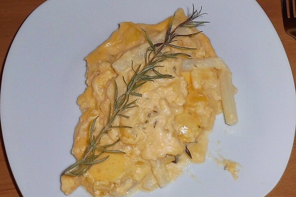 Spargel - Kartoffel - Gratin