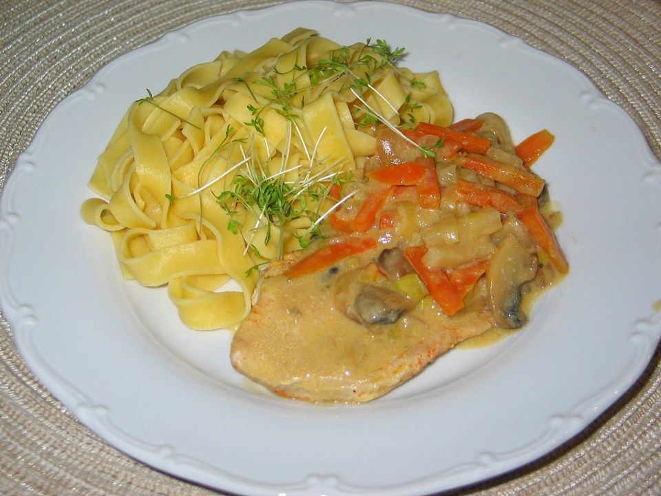 Gemüse - Rahm - Schnitzel von antje2410| Chefkoch
