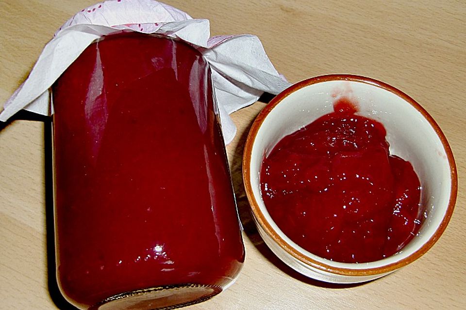 Rote Zwetschgen - Marmelade