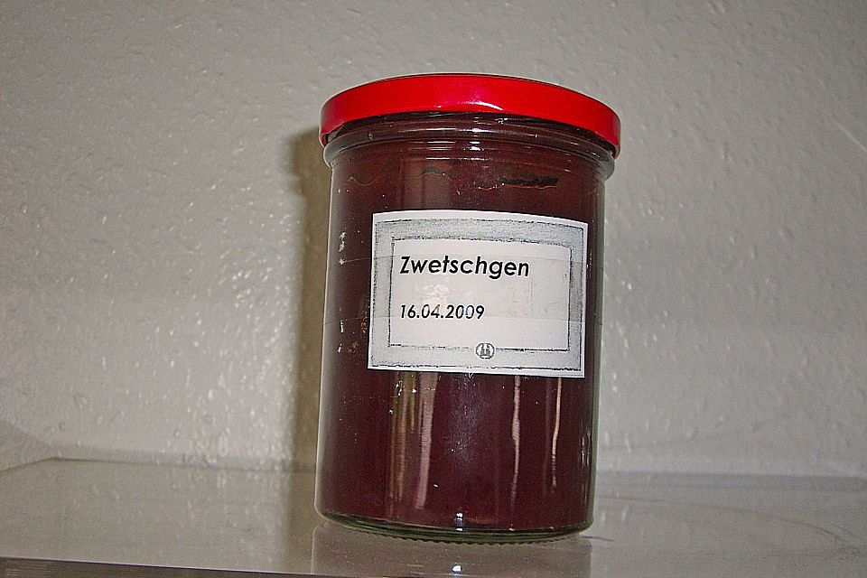 Rote Zwetschgen - Marmelade