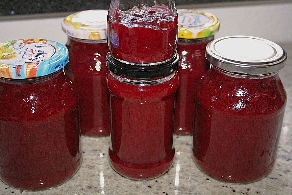 Rote Zwetschgen - Marmelade