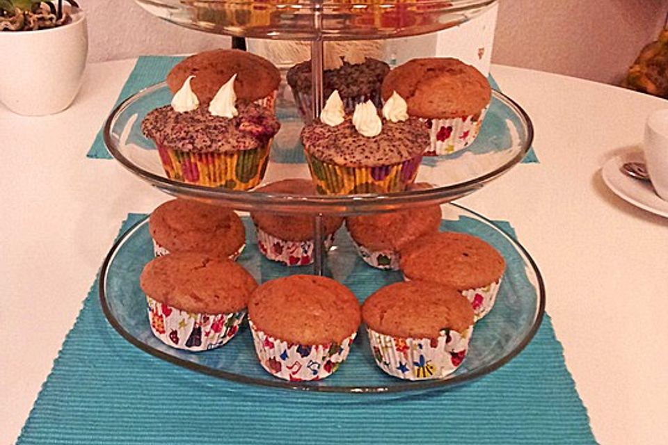 Mango - Mohn - Muffins