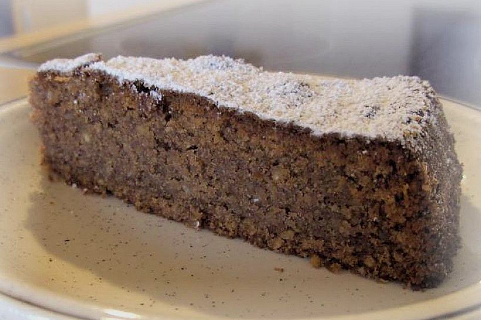 Mandel - Schoko - Kuchen mit Rum