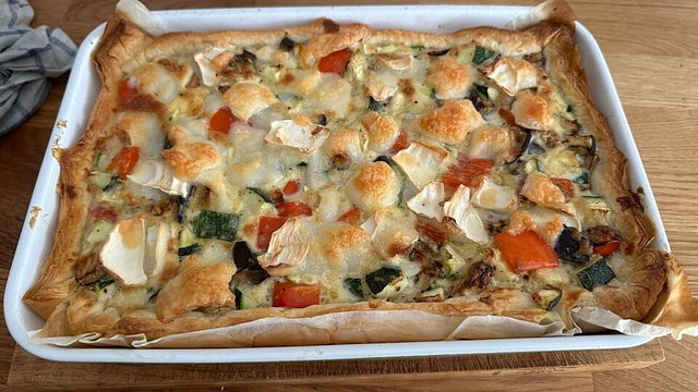 Französische Gemüsetarte mit Ziegenkäse von princesssparkle