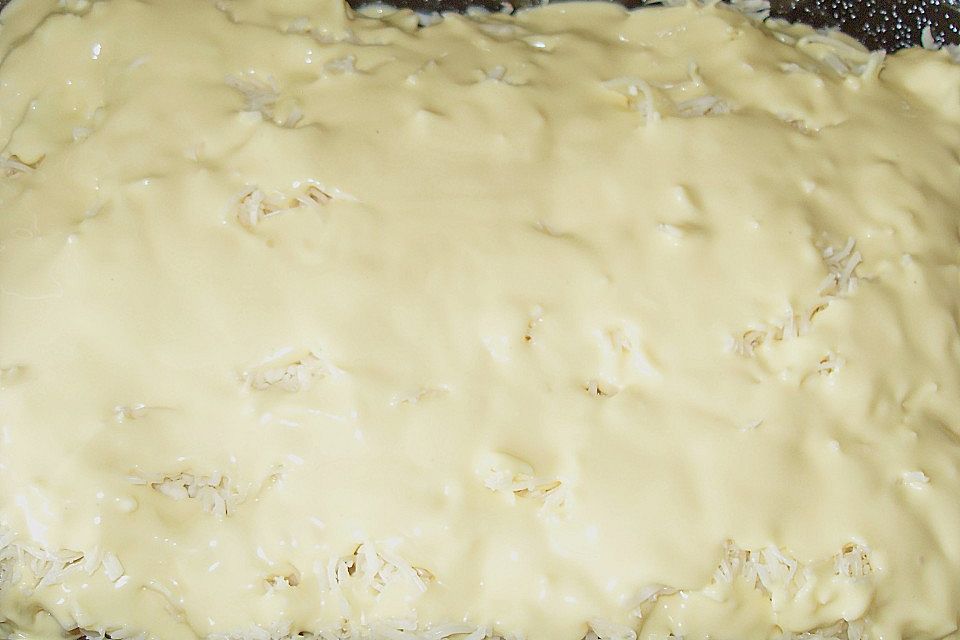 Gyrosauflauf mit Sauce Hollandaise