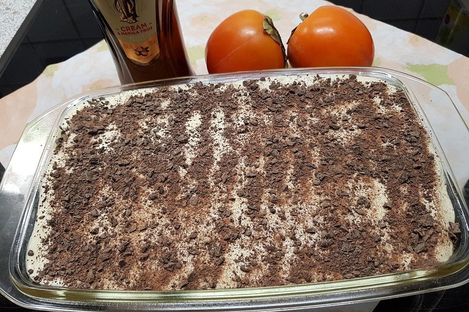 Amarula - Tiramisu mit Kaki