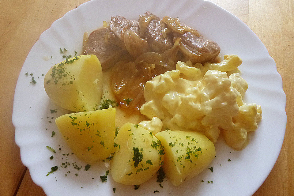 Schweinefilet in karamellisierter Sauce