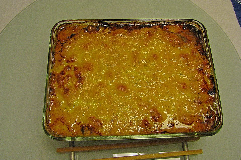 Kürbis - Zwiebel - Paprika - Gratin mit Feta