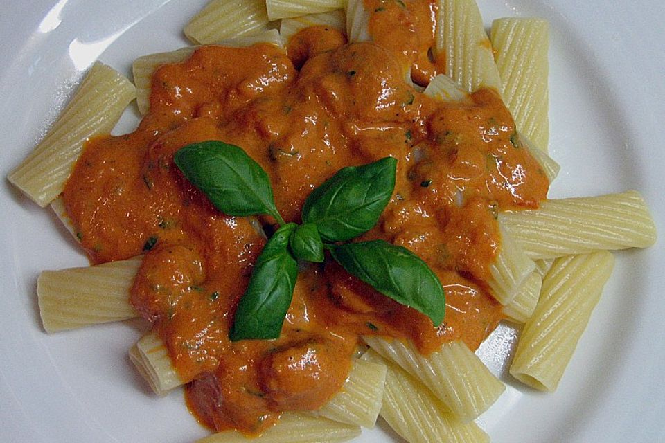 Creamy tomato pasta