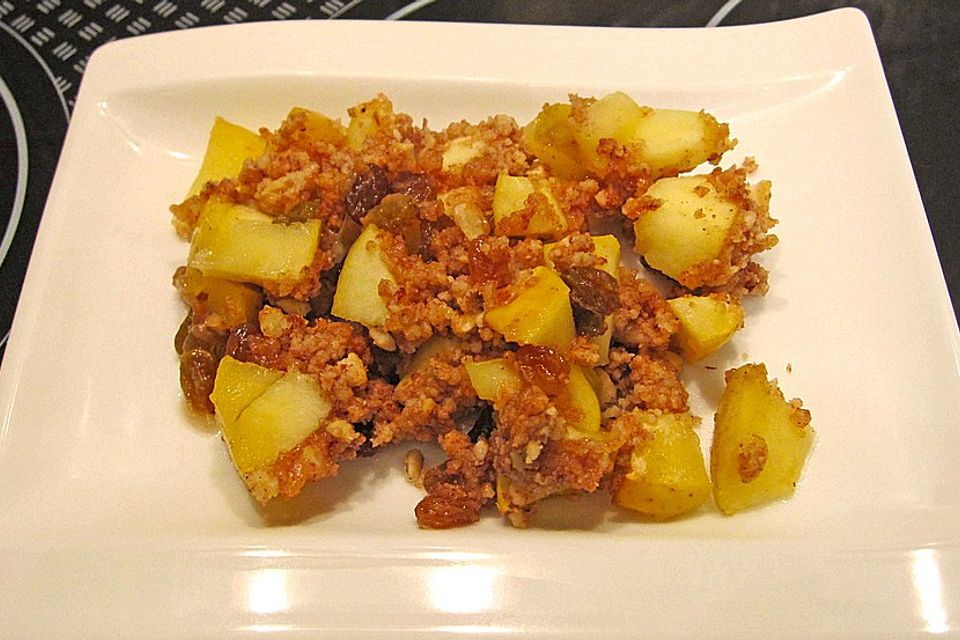 Apfel Crumble