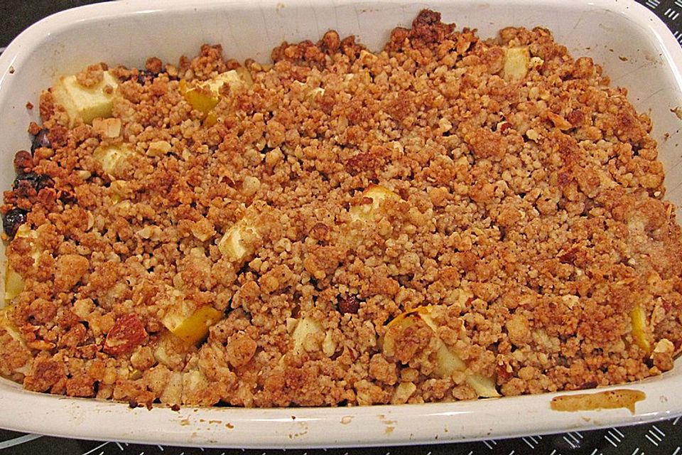 Apfel Crumble