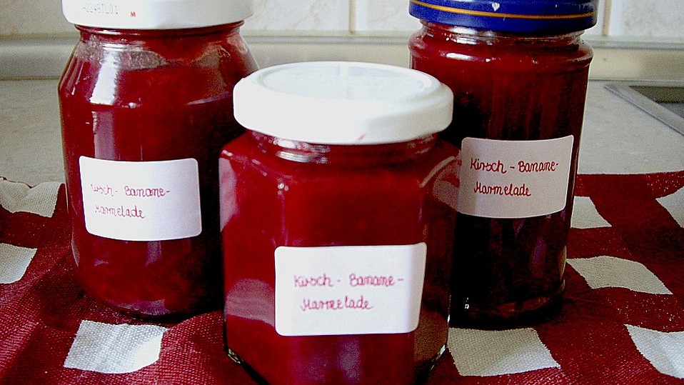 Kirsch - Bananen - Amaretto - Marmelade von Linchje