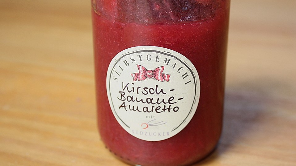 Kirsch - Bananen - Amaretto - Marmelade von Linchje