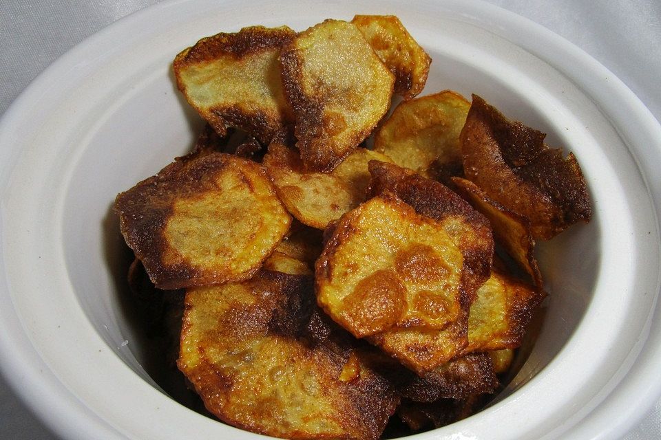 Frittierte Kartoffelchips