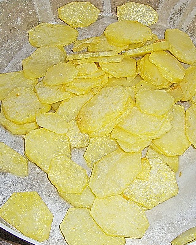 Frittierte Kartoffelchips