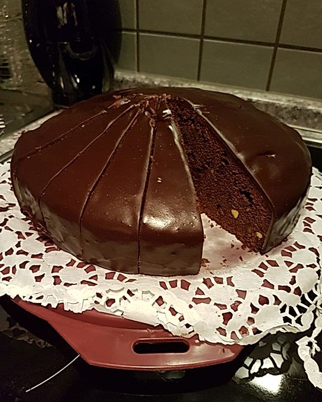 Schokoladen - Marzipan - Kuchen