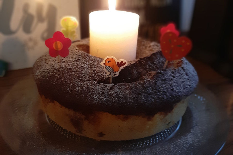 Marmorkuchen mit Eierlikör