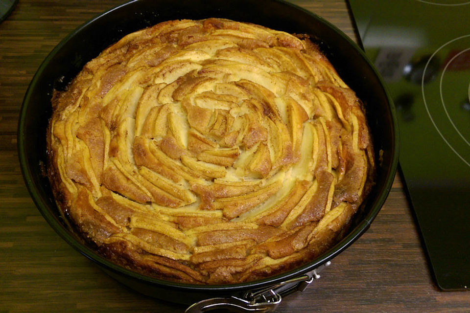 Illes 'spritziger' versunkener Apfelkuchen