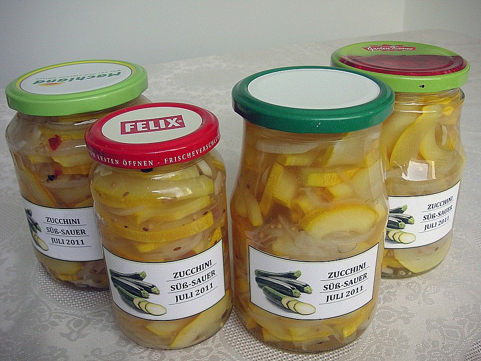 Zucchini, süß - sauer von eumex209 | Chefkoch