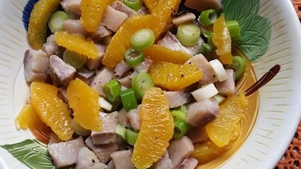 Matjessalat mit Orangen- und Zitronenfilets von katrinchen70| Chefkoch Matjessalat mit Orangen- und Zitronenfilets von katrinchen70| Chefkoch