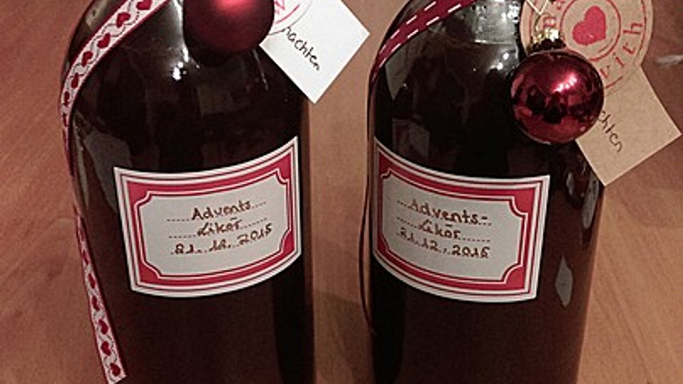 Gesunder Advent - Likör von Kräuterjule Gesunder Advent - Likör von Kräuterjule