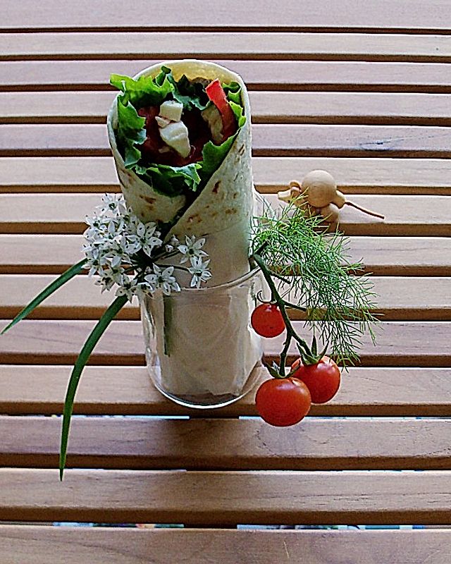 Tomaten - Mozzarella - Wraps