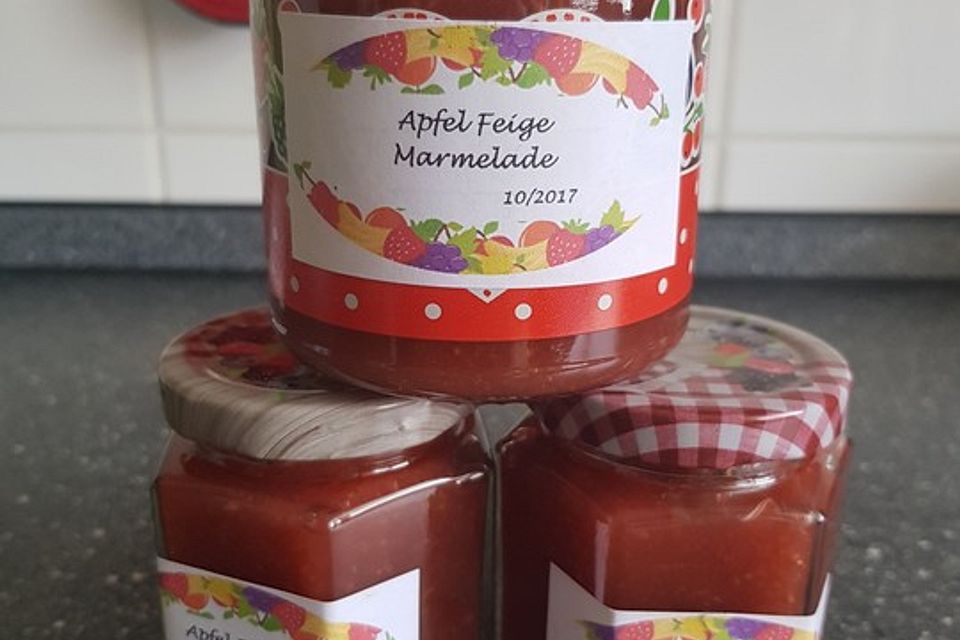 Apfel-Feigen-Marmelade