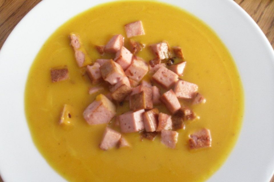 Kürbis - Currysuppe