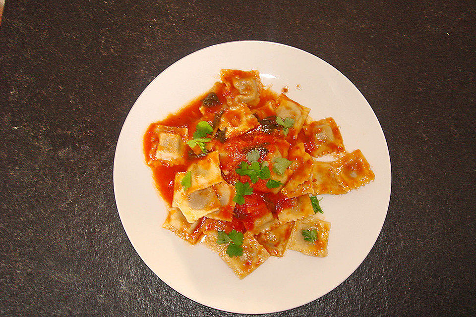 Ravioli mit Steinpilzen