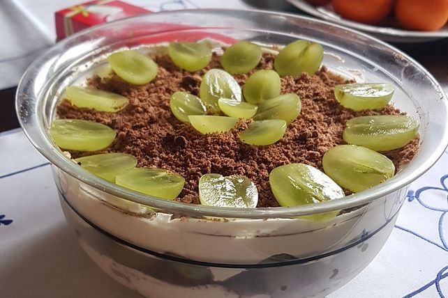 Schichtdessert mit Weintrauben von Christja90| Chefkoch