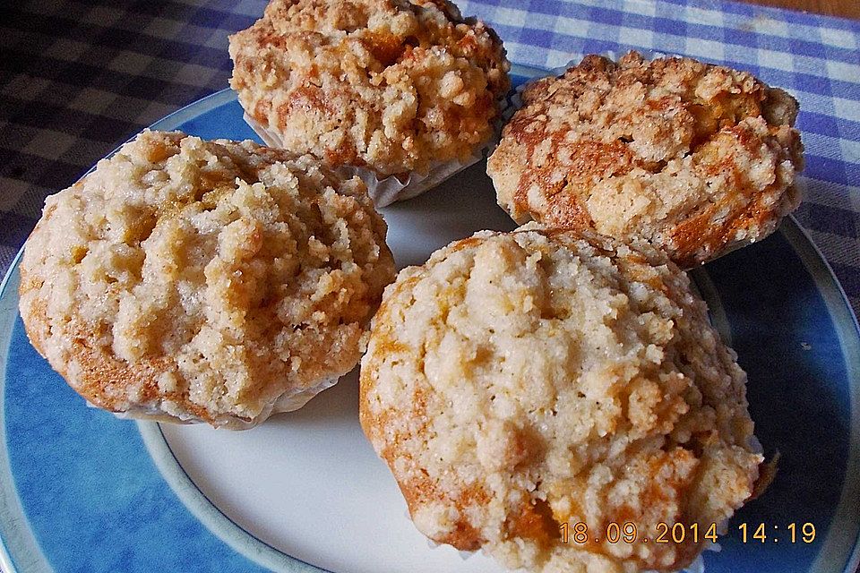 Pumpkin - Apple - Streusel Muffins