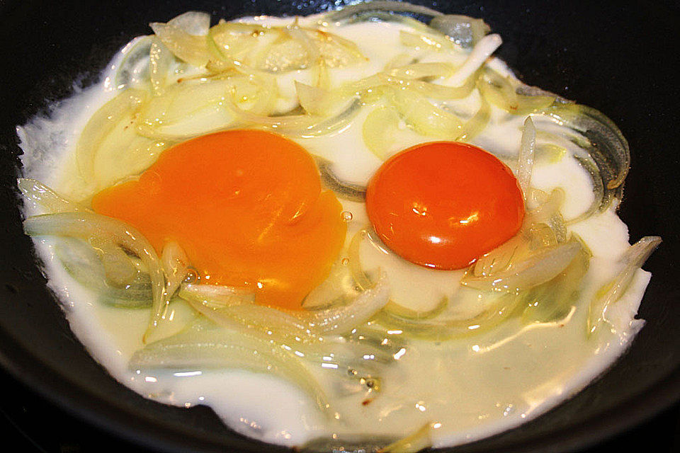 Spiegelei - Tomaten - Snack