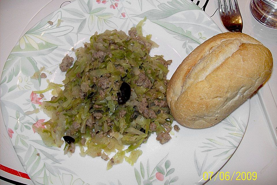 Griechisches Hack - Kraut