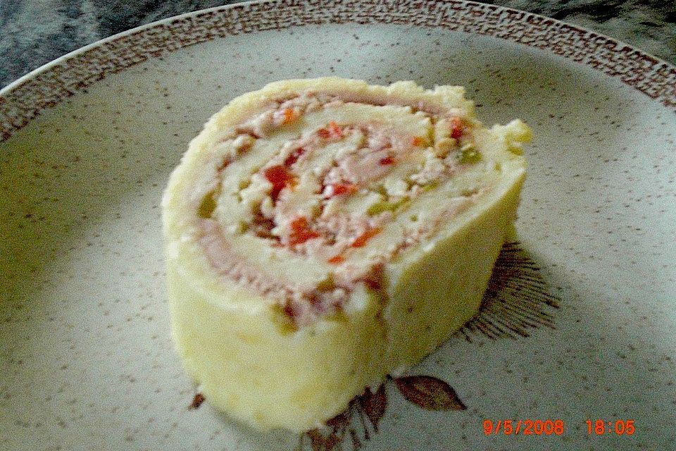 Käse - Leberwurst - Roulade