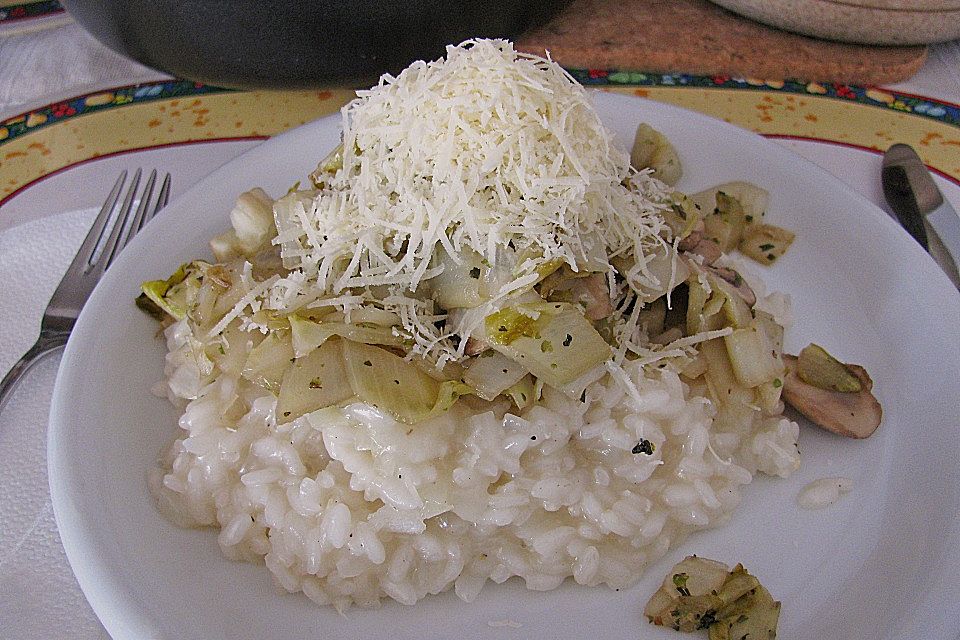 Pilz - Chicoree - Risotto