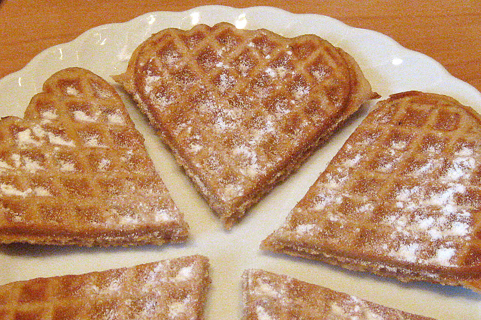 Walnusswaffeln