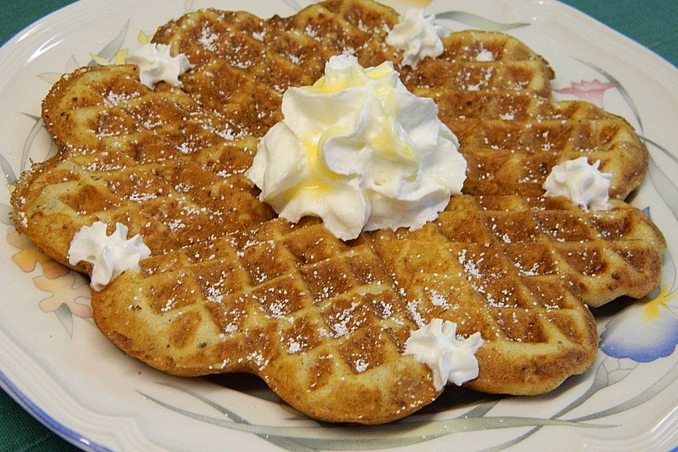 Walnusswaffeln