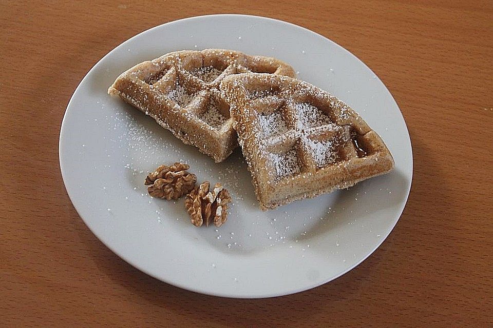 Walnusswaffeln