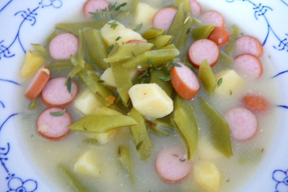 Rheinische Bohnensuppe