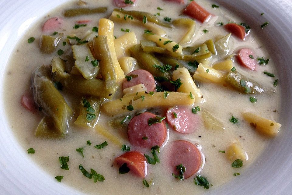 Rheinische Bohnensuppe