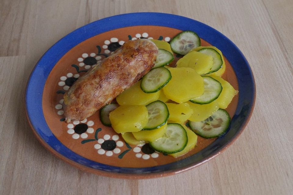 Kartoffel - Gurkensalat nach Oma Luise