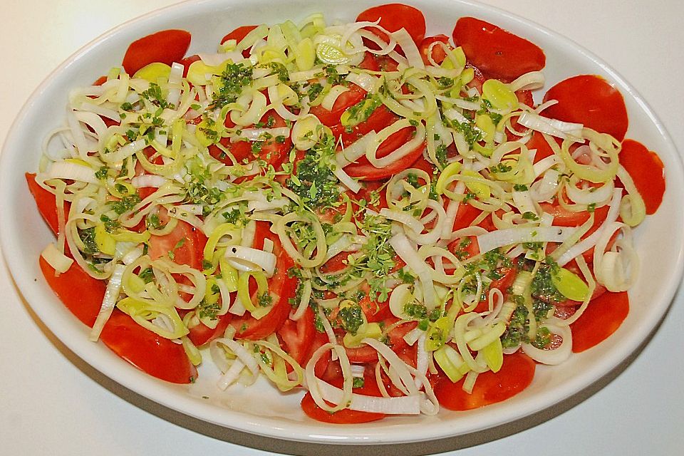 Porree - Tomaten - Salat