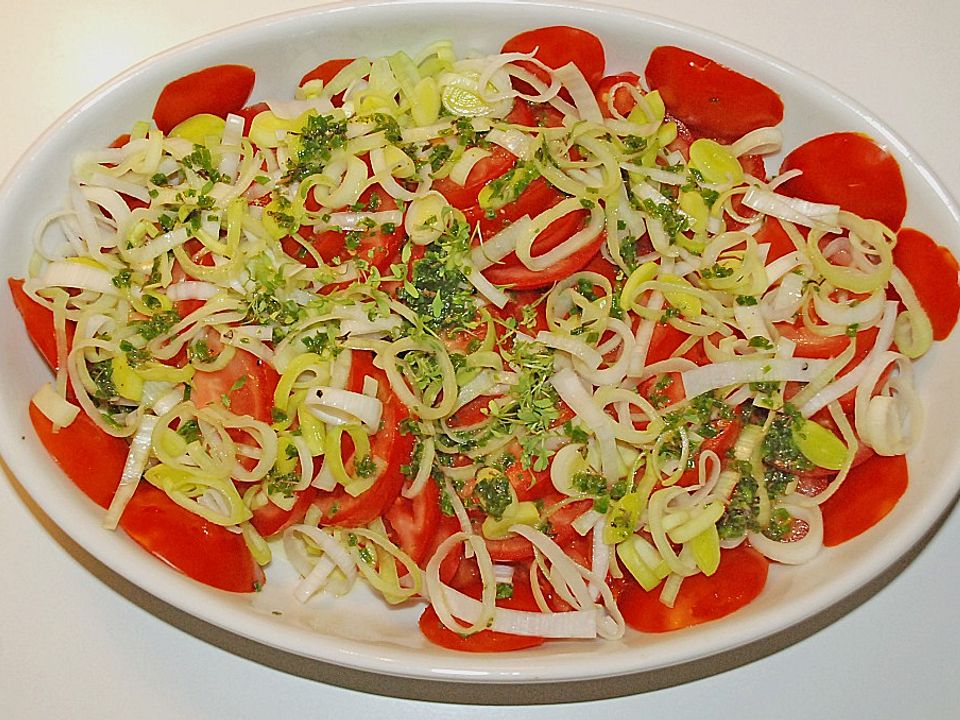 Porree - Tomaten - Salat von Tina_Rofeld| Chefkoch