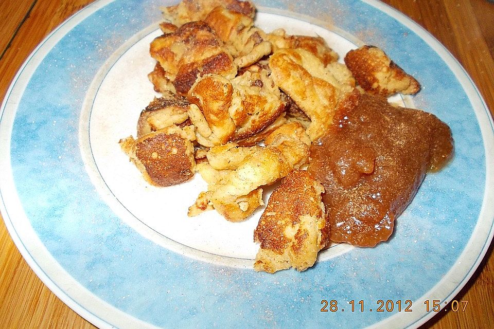 Kaiserschmarrn mit Lebkuchengewürz