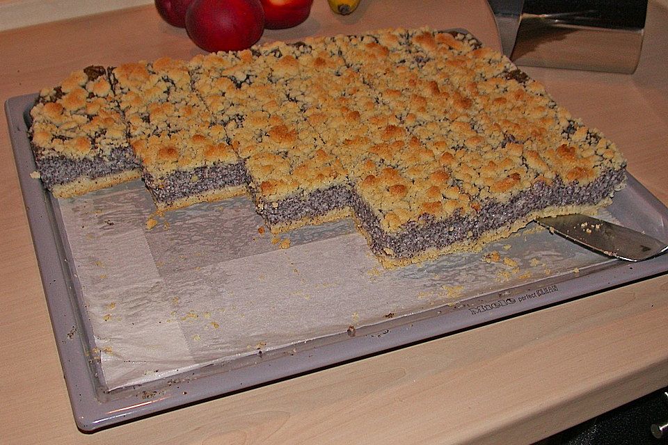 Mohn - Streuselkuchen