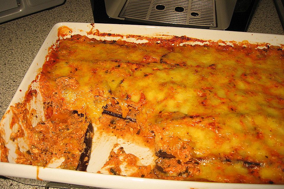 Auberginenlasagne