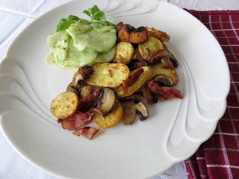 Kartoffel-Champignon-Pfanne| Chefkoch