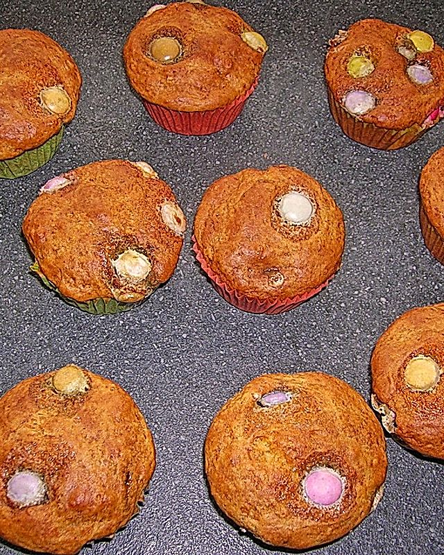 Muffins mit Smarties